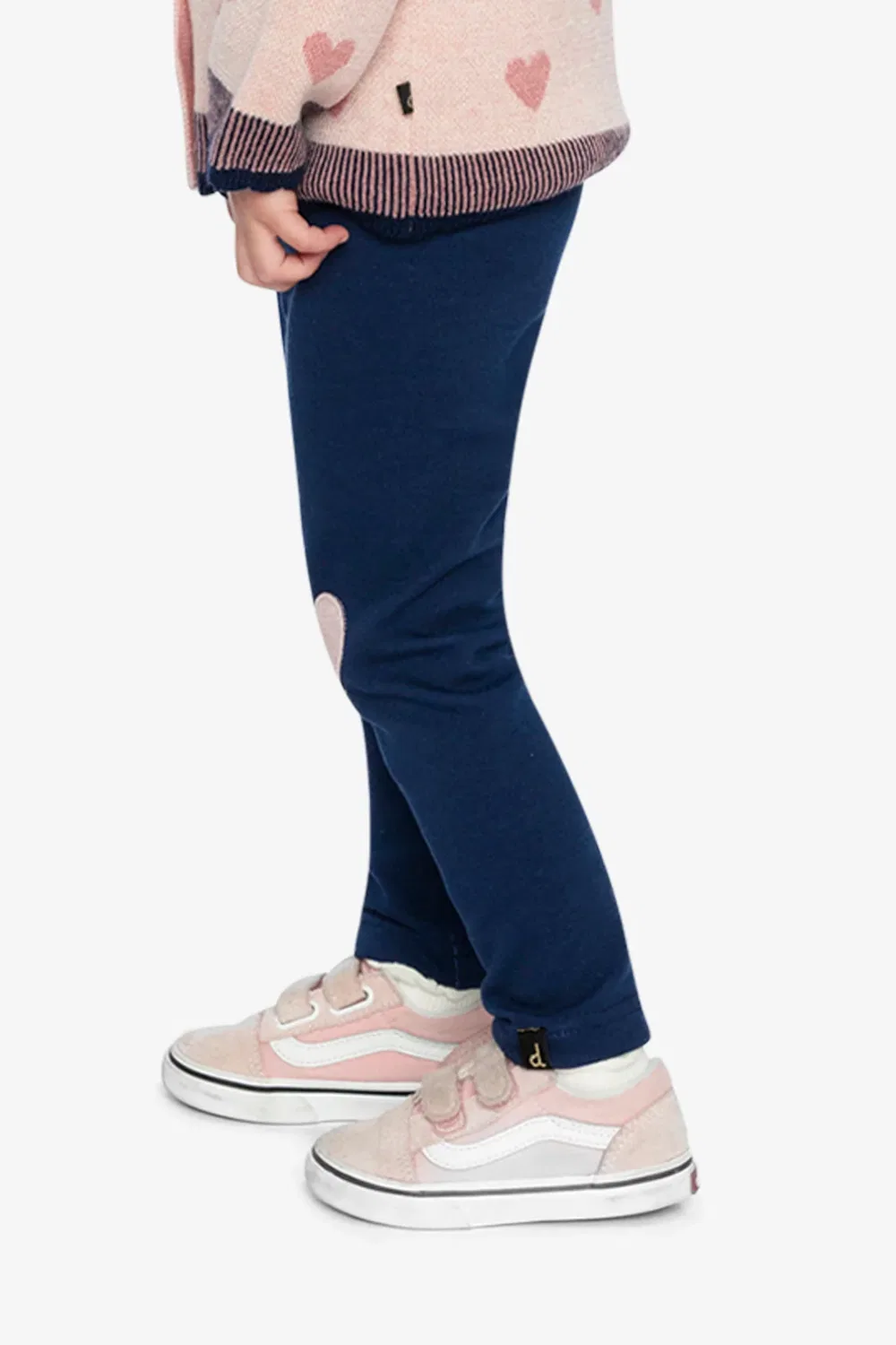 Детские леггинсы с аппликациями Royal Blue and Pink Deux par Deux, Royal Blue and Pink — фото 3
