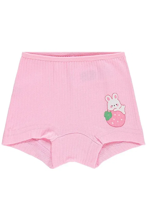 Детский комплект боксеров для девочек с цветочным принтом 2-Piece Boxer Set Civil Girls, Standard — фото 4
