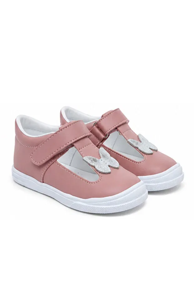 Детская обувь для девочек хлопковая First Step Baby Girl Shoes Joy Colours, Powder