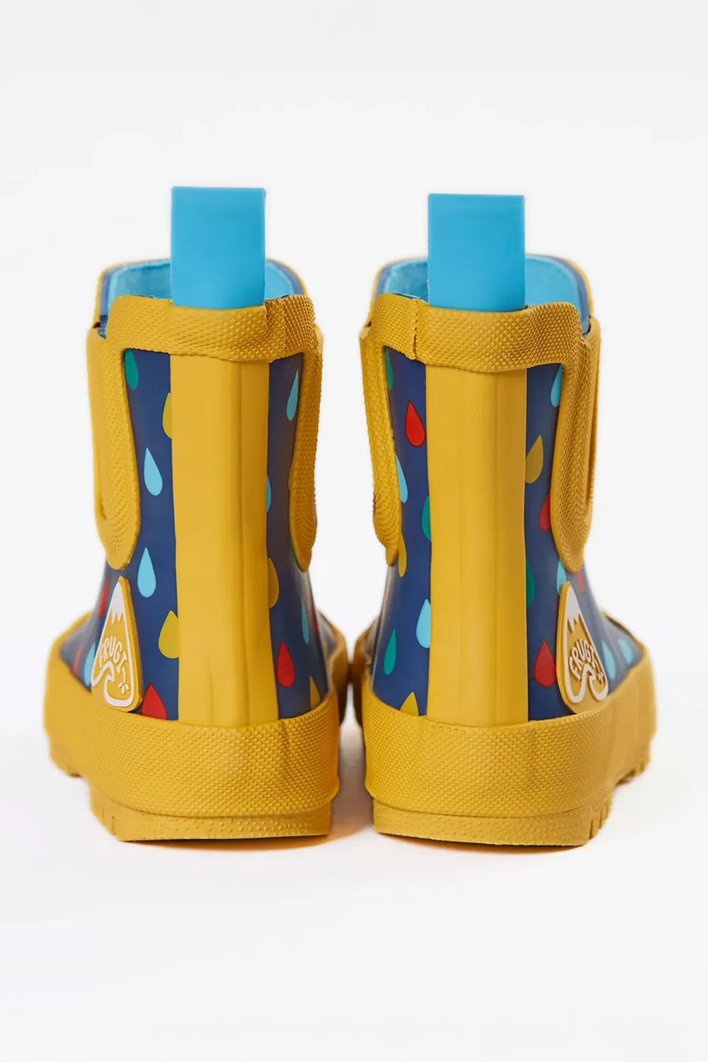 Детские сапоги-веллингтоны Rain or Shine Short Welly Boots Frugi, Blue — фото 3