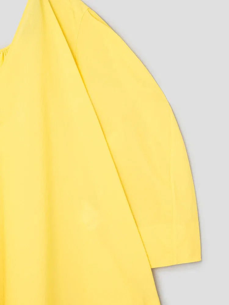 Платье-туника с V-образным вырезом La Robe Paysan JACQUEMUS, Yellow — фото 4