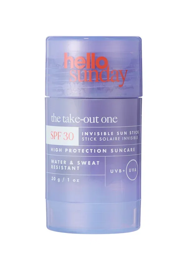 На вынос - солнцезащитный стик InvisibleSun SPF 30 - защита от солнца 30 г Hello Sunday