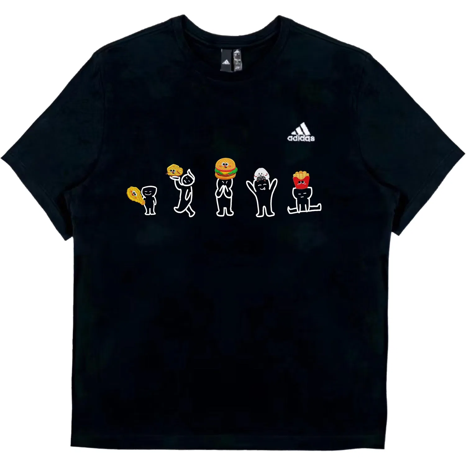 Футболка с принтом Adidas MUST HAVES, Черный