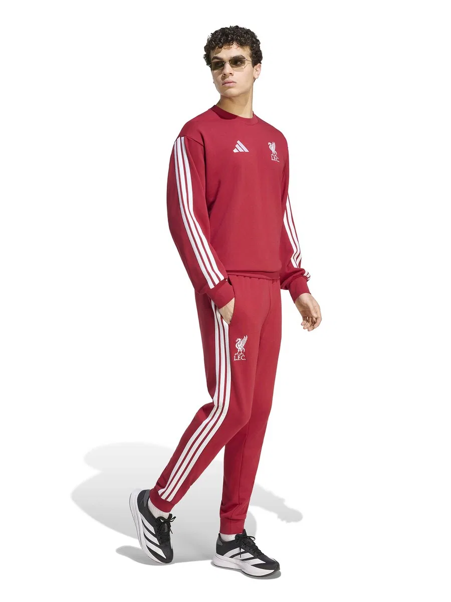 Спортивная толстовка ADIDAS PERFORMANCE 'LFC DNA' красного цвета — фото 4