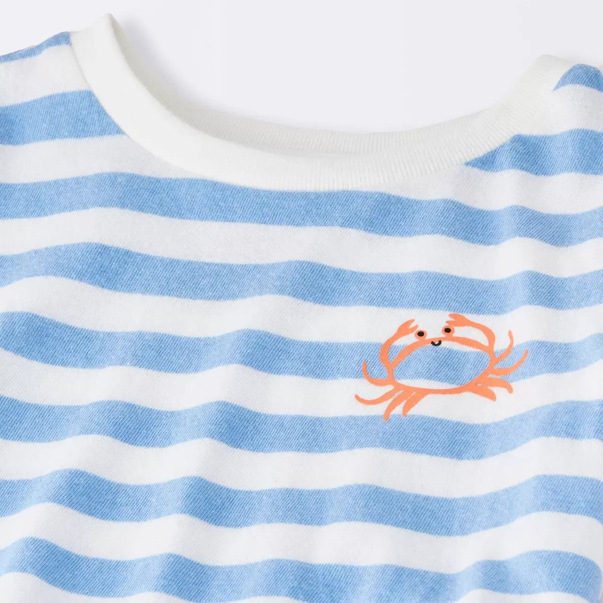 Детский комплект футболки и шорт с принтом Sailboat Graphic NEWBORN, Blue — фото 3