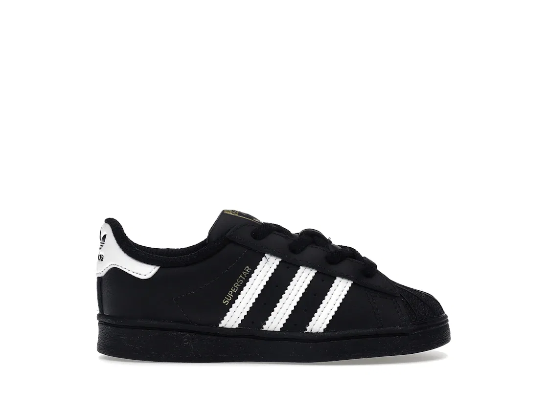 Детские кроссовки Lifestyle Adidas Superstar, Core Black/Cloud White/Core Black