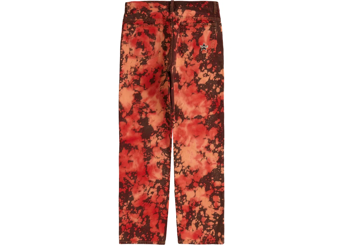 Мужские джинсы Bleached Red Supreme, Bleached Red — фото 2