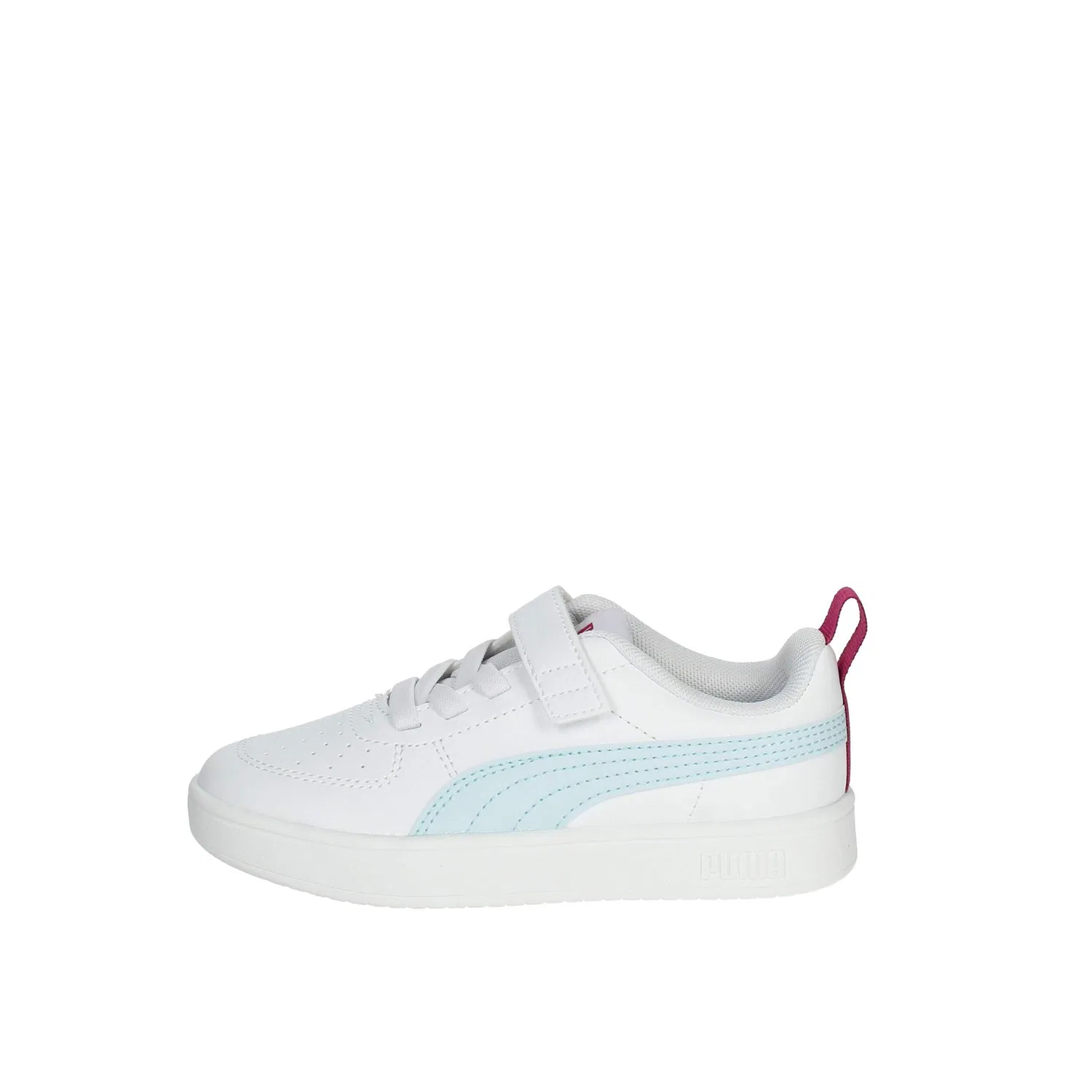 Детские кроссовки с липучкой Rickie PUMA PUMA White Icy Blue Pinktastic