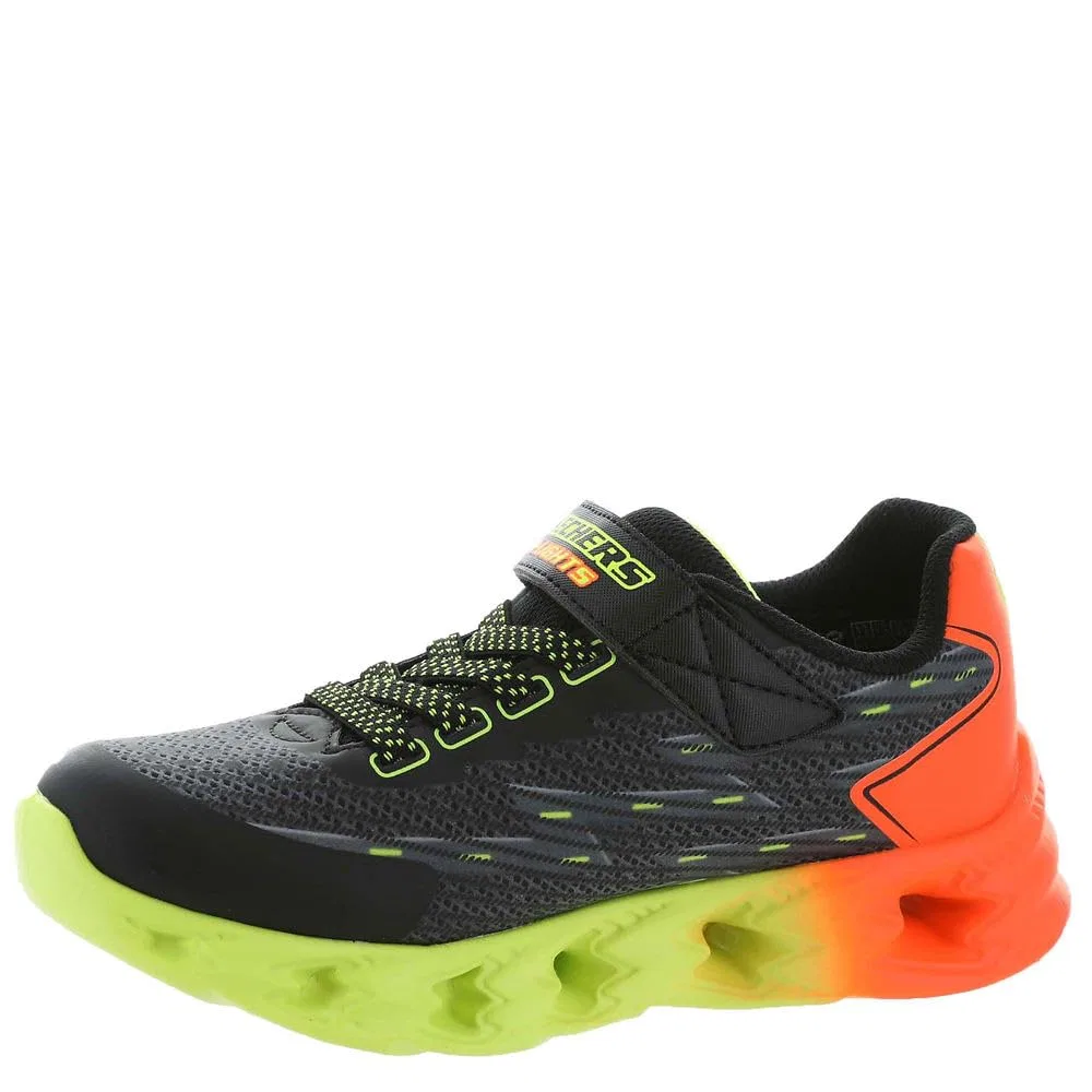 Детские кроссовки для мальчиков с липучкой Vortex 2.0 Skechers, Black Multi — фото 4