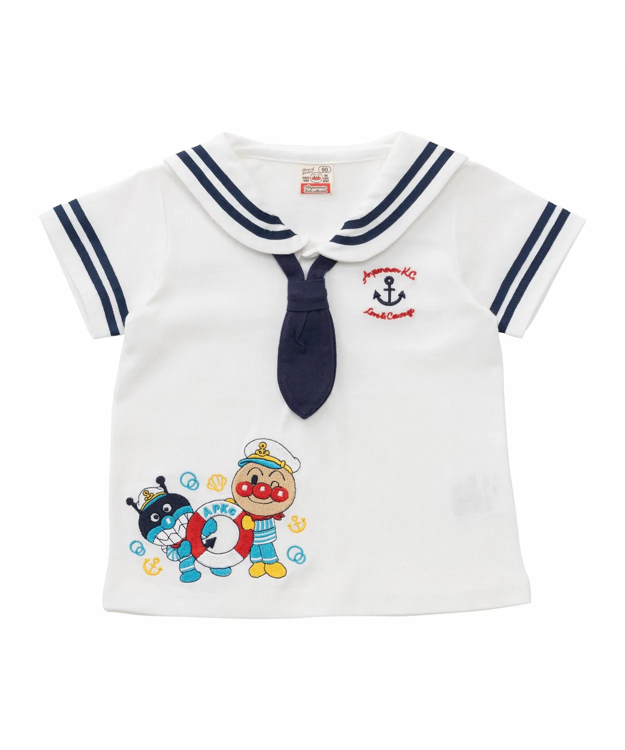 Детская футболка с принтом Sailor Marine ANPANMAN KIDS COLLECTION, Off White — фото 3