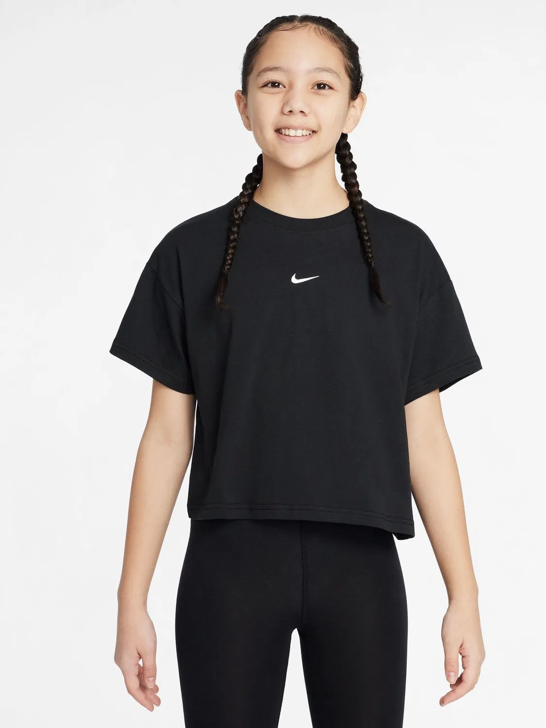 Футболка Nike Sportswear Boxy Nike, черный — фото 4