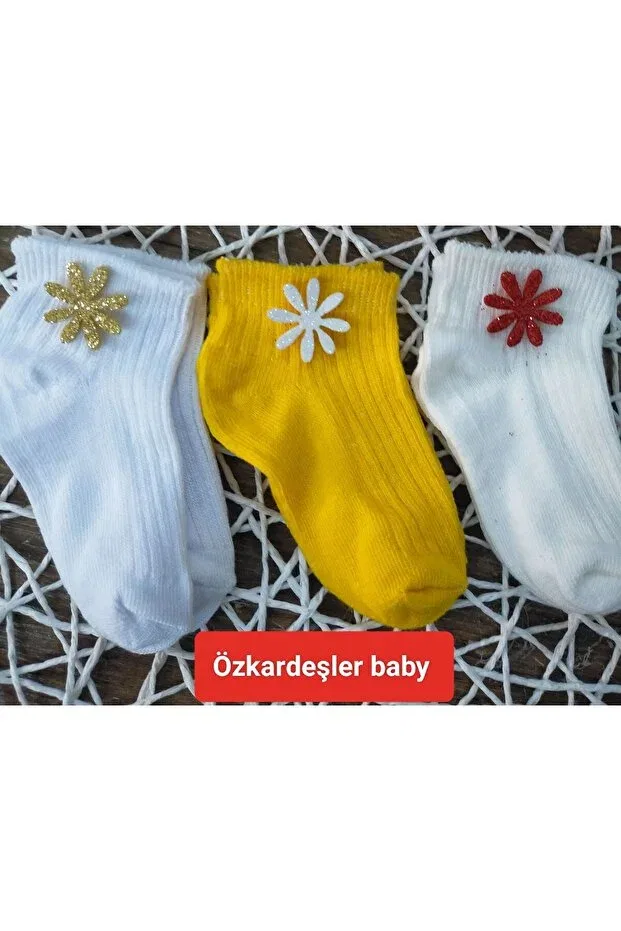 Детский комплект носочков-пинеток с принтом Özkardeşler Baby, Multicolor