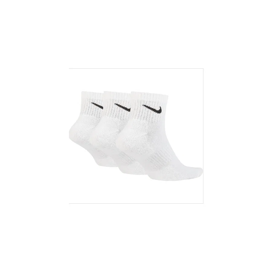 Носки спортивные с плотной подошвой Nike Everyday Cushion Ankle, Белый — фото 2