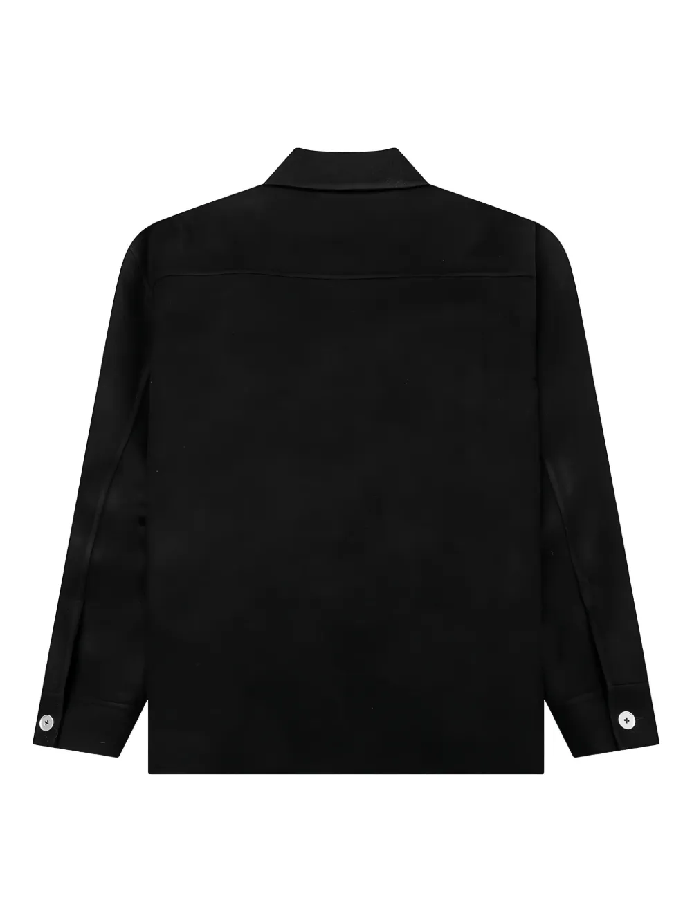 Куртка-рубашка с кашемировым карманом JIL SANDER, черный — фото 2
