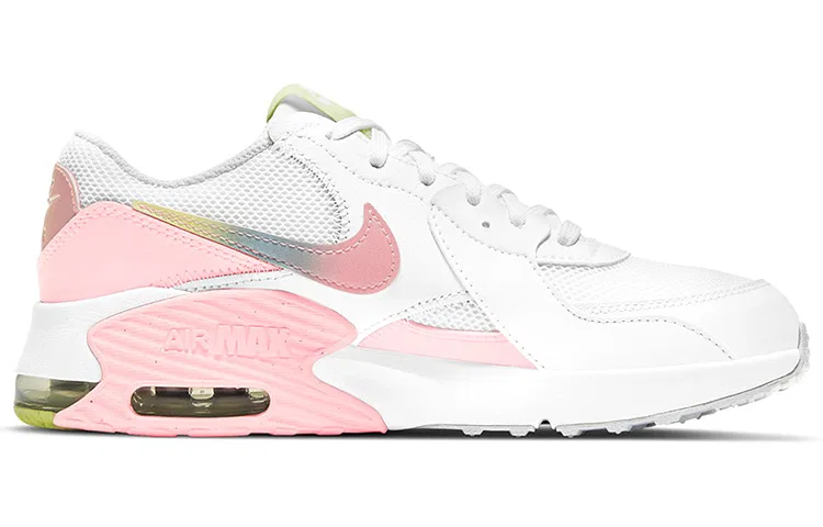 Детские кроссовки для девочек с длинным рукавом Nike Air Max Excee, White Arctic Punch — фото 3