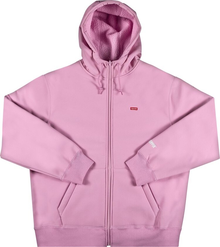 Толстовка Supreme x WINDSTOPPER Zip Up Hooded Sweatshirt 'Pink', розовый — фото 2