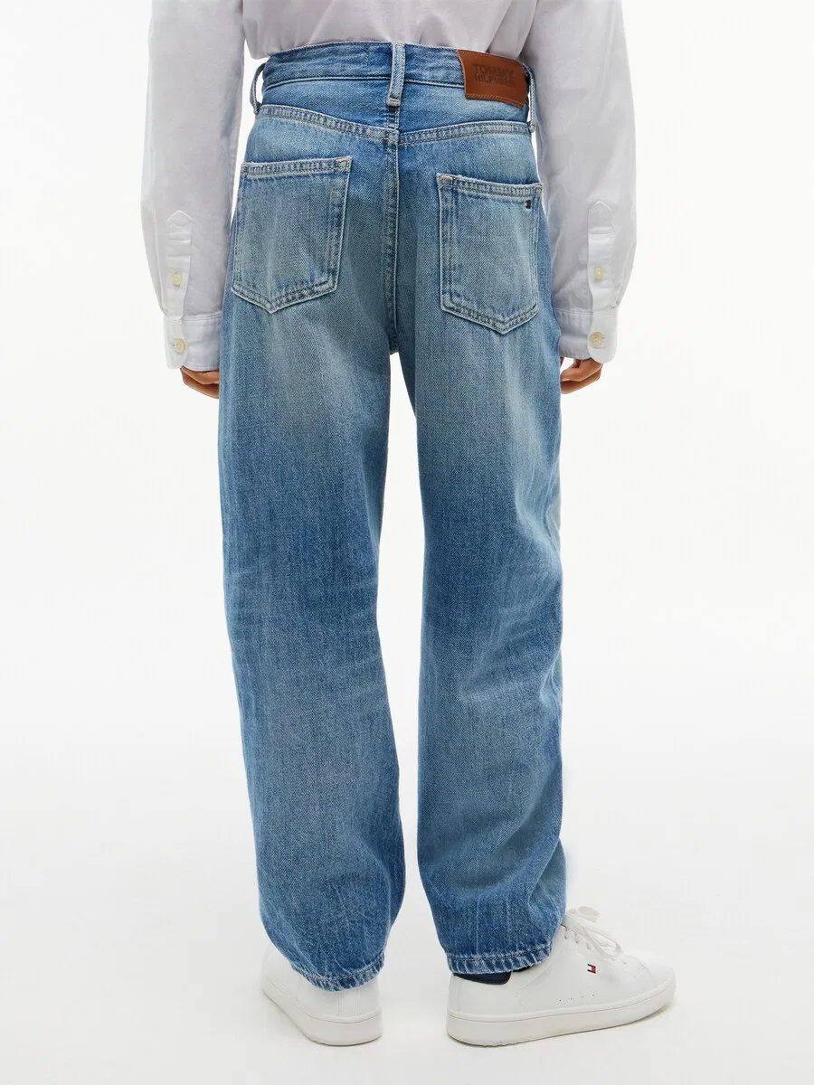 Джинсы TOMMY HILFIGER Barrel Jeans синего цвета — фото 4
