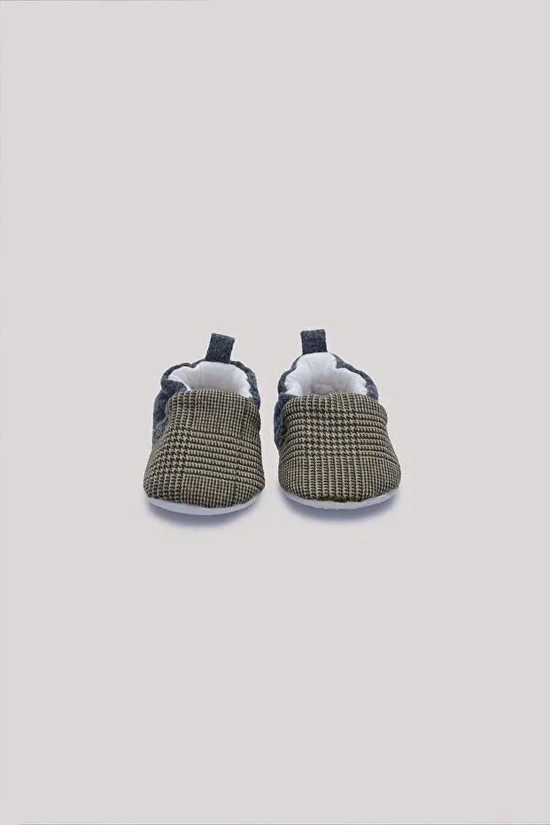 Детские пинетки в клетку для мальчиков Layette, Ekoseli