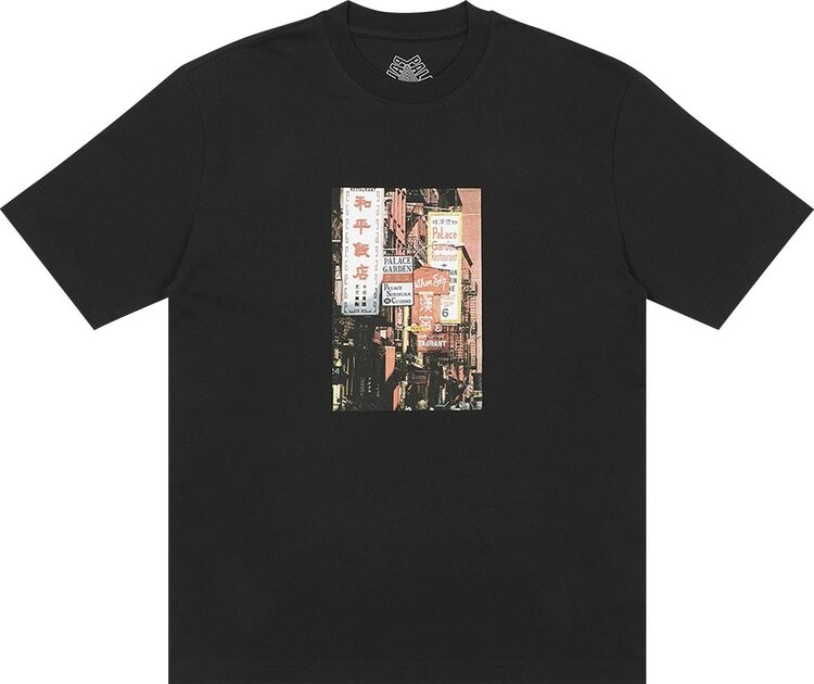 

Футболка Palace Downtown T-Shirt 'Black', черный
