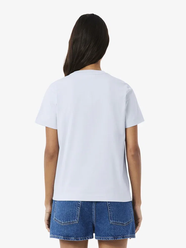 Футболка LACOSTE Soft Branding, Лавандовая — фото 3