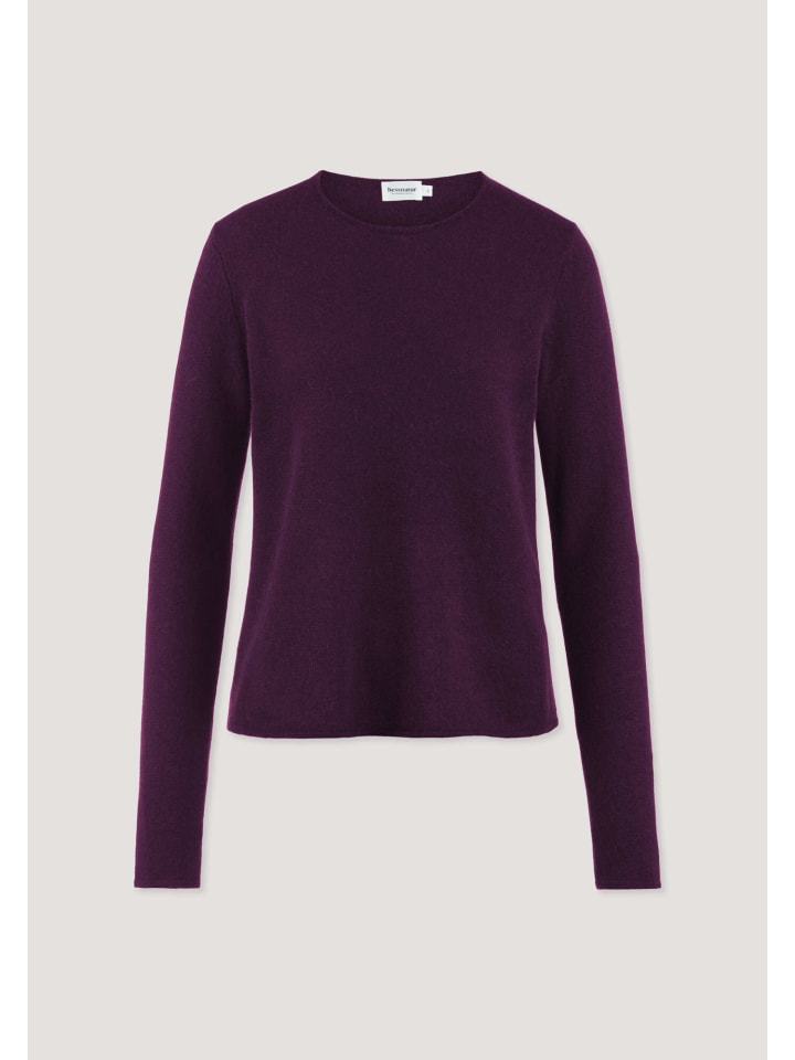 

Свитер обычной вязки темно-фиолетового цвета Hessnatur