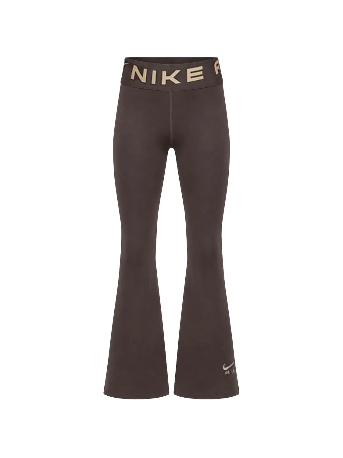 Брюки с логотипом на поясе Nike Kids, коричневый