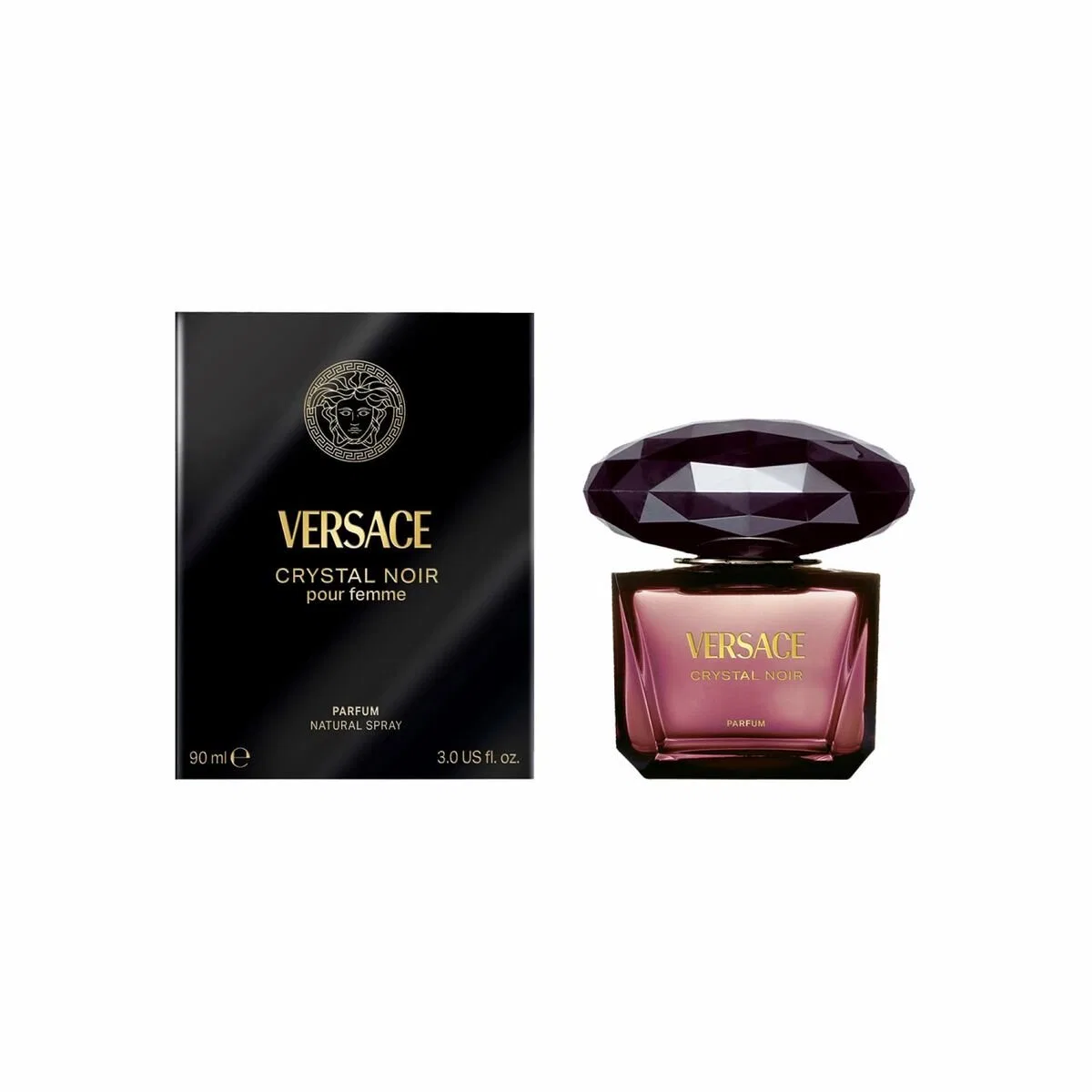 Мужская туалетная вода Crystal Noir Versace, 90 мл