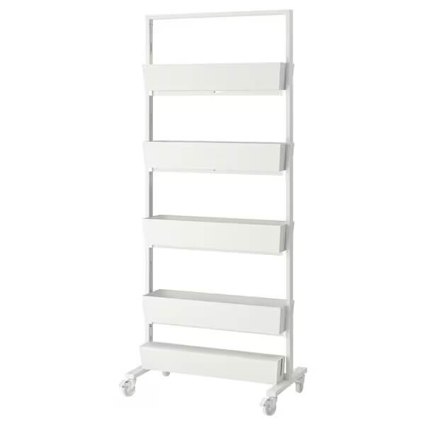 

Стеллаж для растений Ikea Mittzon Castors/container/cable Box, 85х205 см, белый