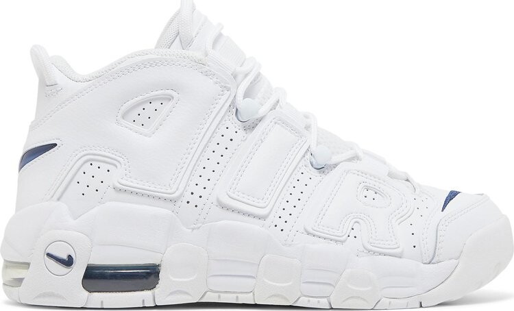 

Кроссовки Nike Air More Uptempo GS 'White Midnight Navy', белый