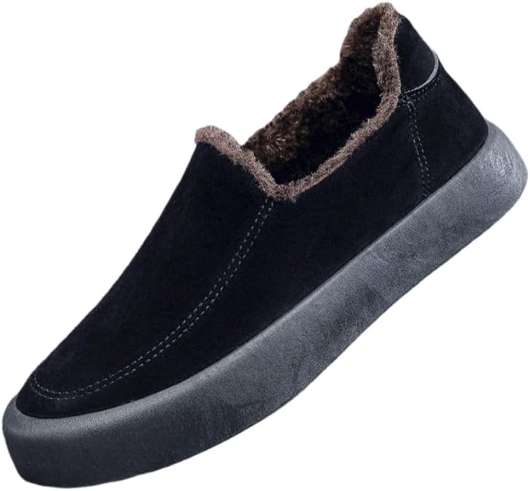 

Модные мужские лоферы больших размеров Hoalox, черный