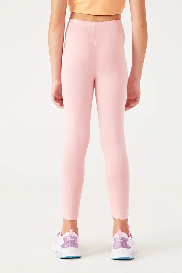 Детские леггинсы для девочек хлопковые Almila, Pink — фото 4