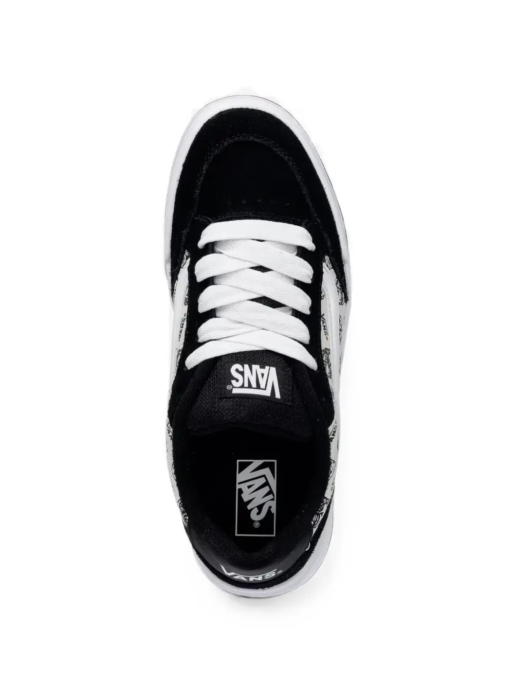 Детские кроссовки Vans Hylane с принтом "черепа" и вставками Vans Kids, черный — фото 4