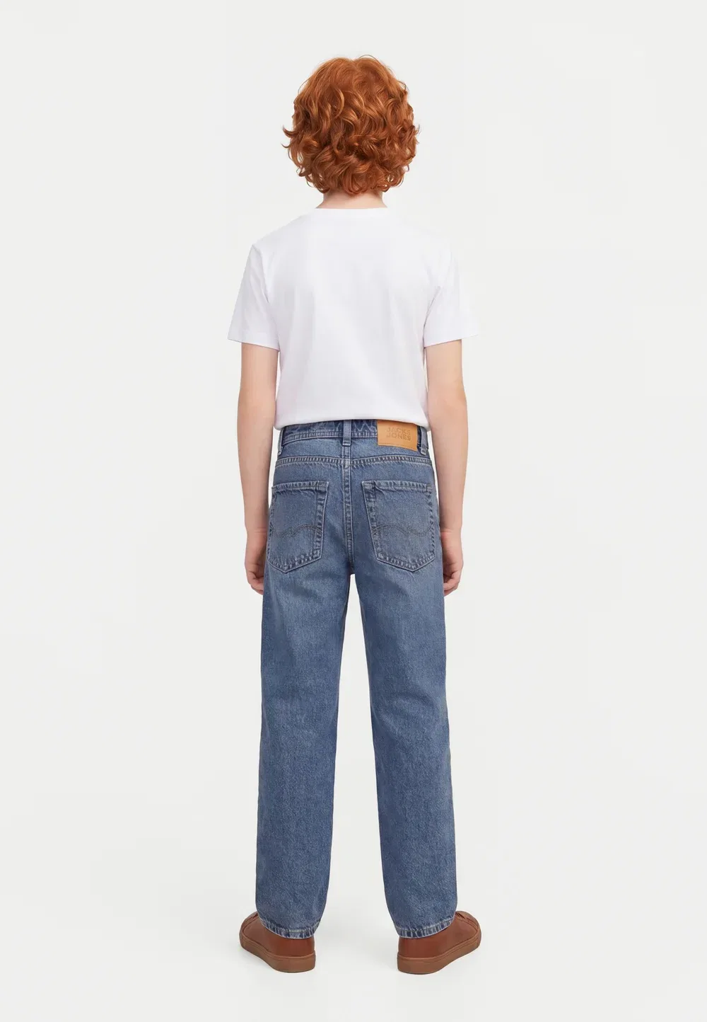Jjialex jjoriginal - джинсы свободного кроя Jack & Jones Junior, Blue Denim — фото 2