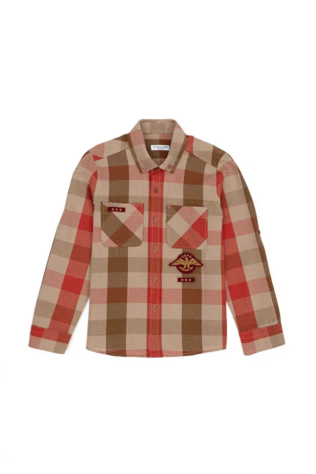 Детская рубашка для мальчиков с длинным рукавом U.S. Polo Assn., 992421 — фото 4