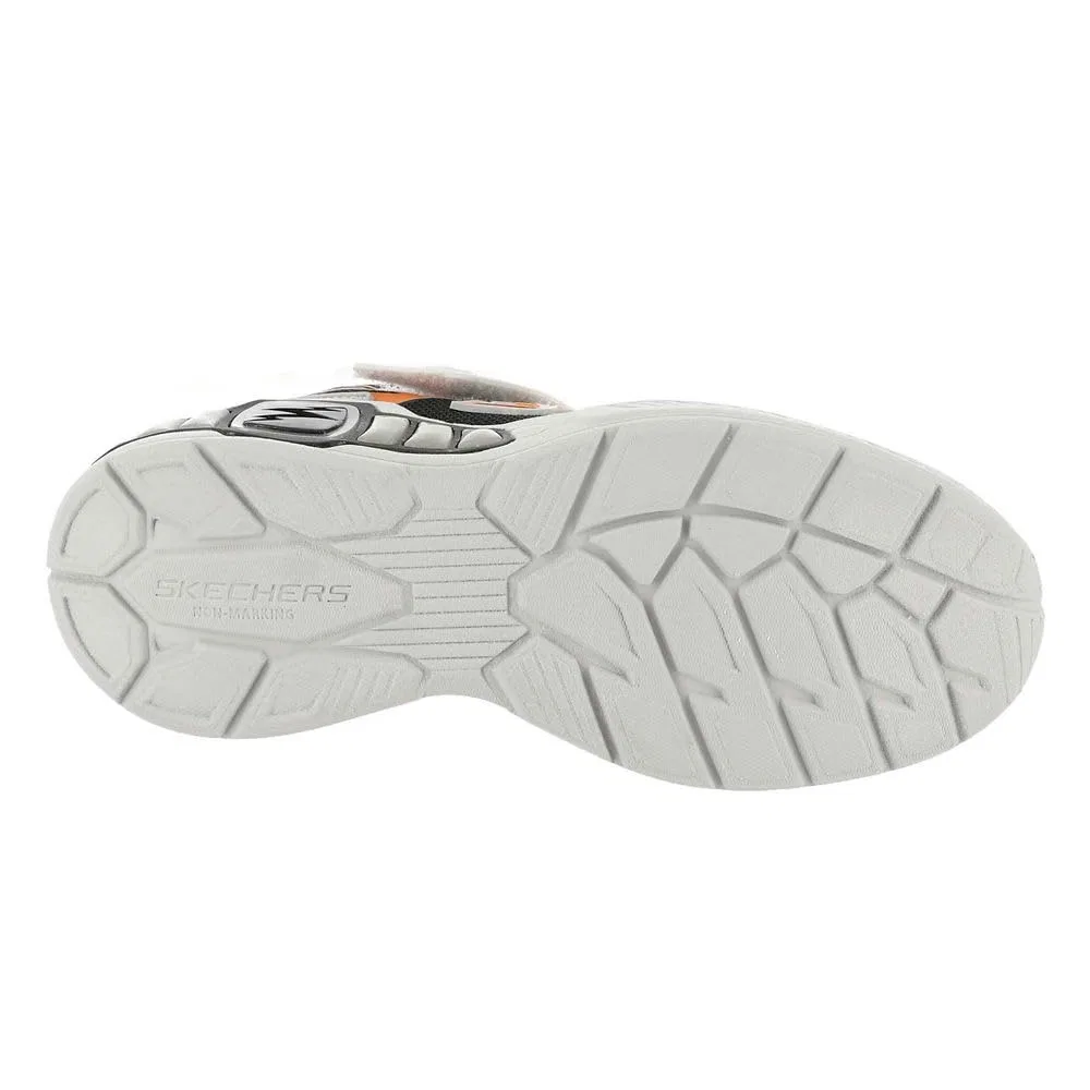 Детские кроссовки для мальчиков с подсветкой Light Storm 3 Skechers, Black Silver — фото 4