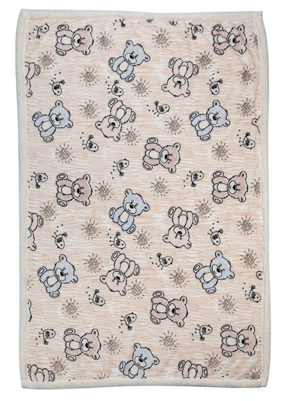 

Детский флисовый плед Daunex Soft Honey Cradle/Pram, 75×100 см