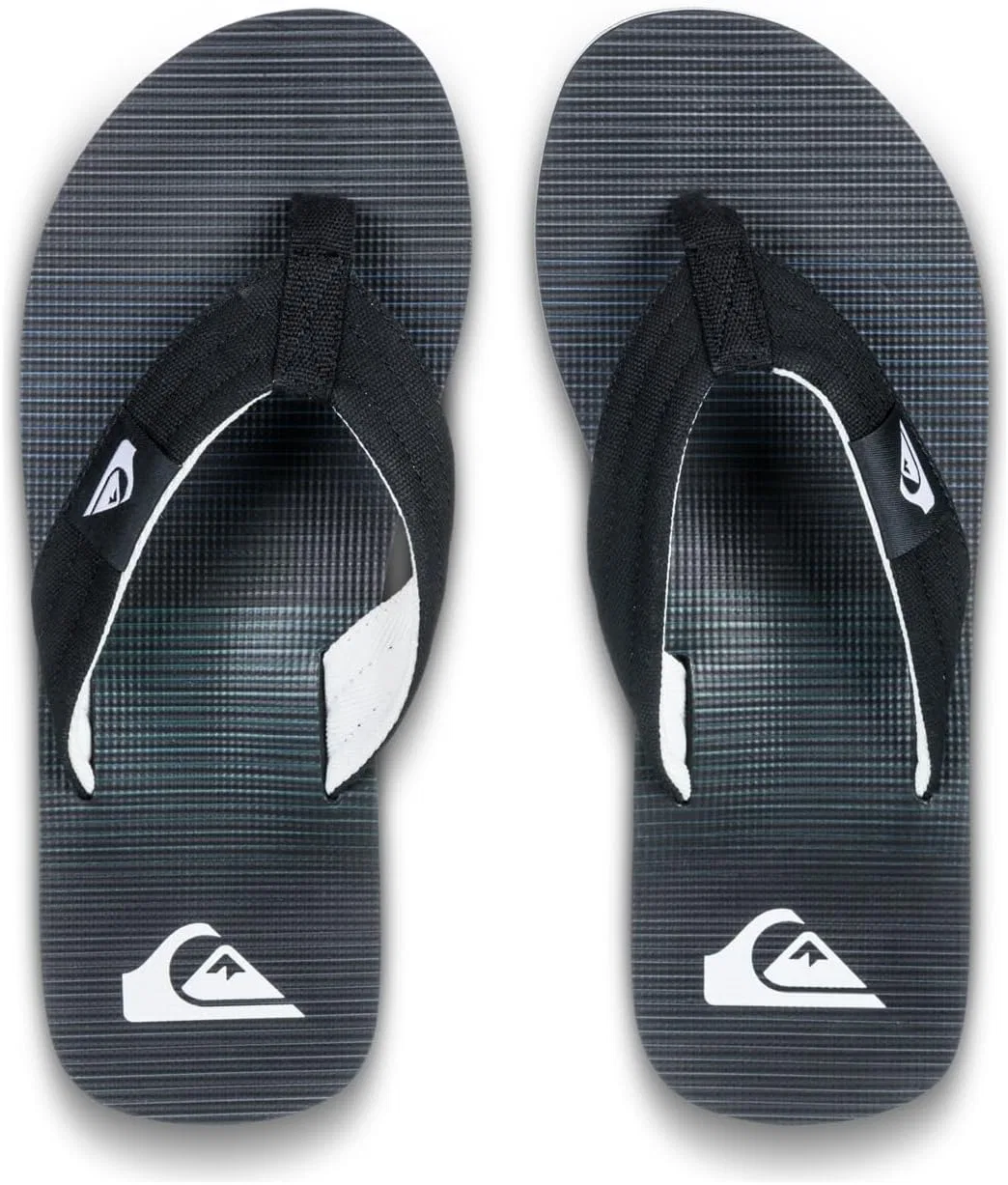 Мужские сандалии Quiksilver Molokai Layback M SNDL XKGS, угольный — фото 4