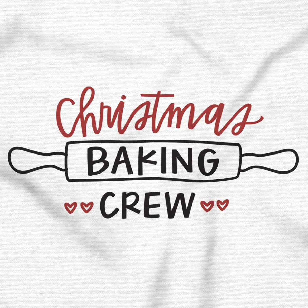 Детское боди-комбинезон с длинным рукавом Christmas Baking Crew Brisco Brands, White — фото 2