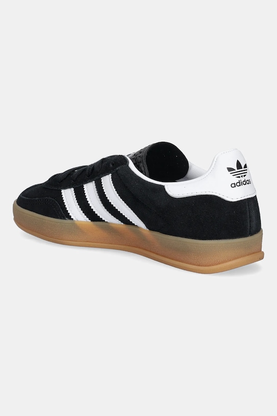 Детские замшевые кроссовки Gazelle Indoor Adidas Originals, черный — фото 3