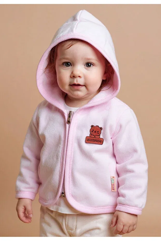 Детский кардиган с капюшоном Polar Lilac Cardigan Tuabella, Цвет Polar Lilac Cardigan