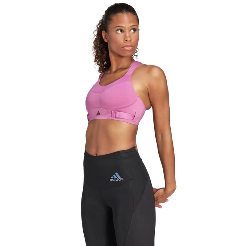 

Топ Adidas FastImpact Luxe Run High-Support, сиреневый/черный