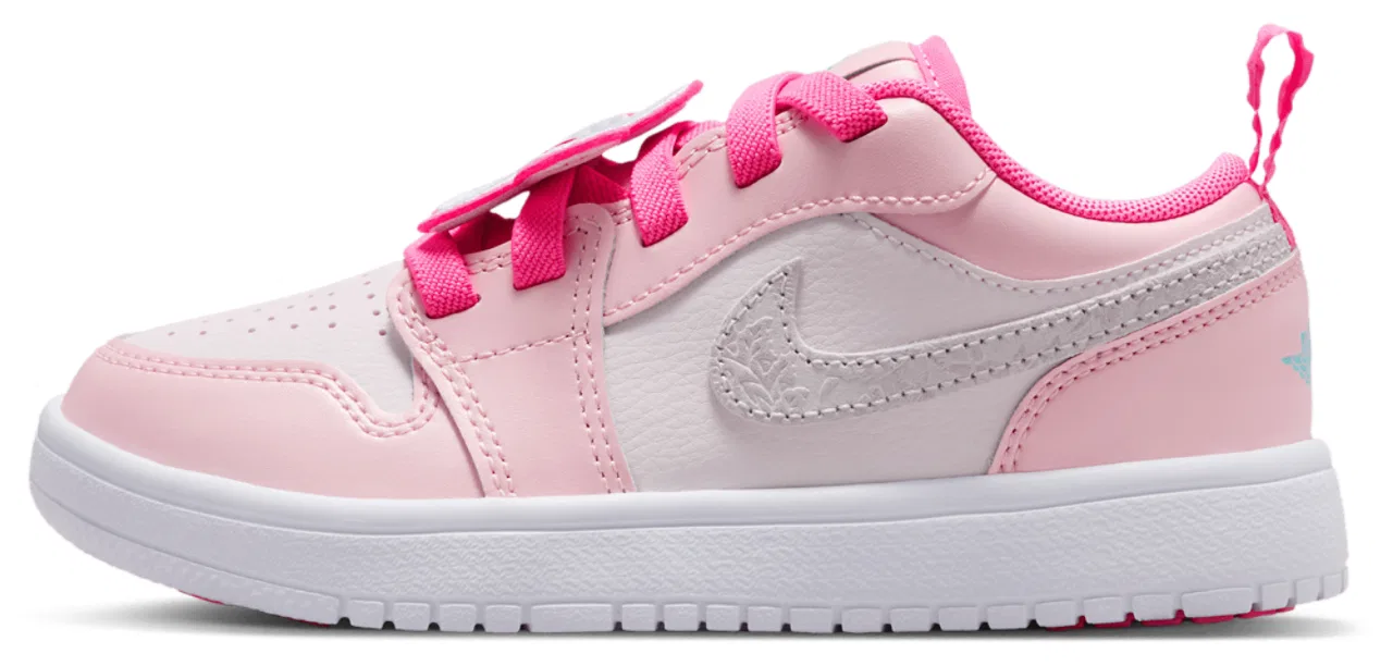 Кроссовки для девочек AJ 1 Low Alt SE Jordan, цвет Orange/Pink/Blue — фото 2
