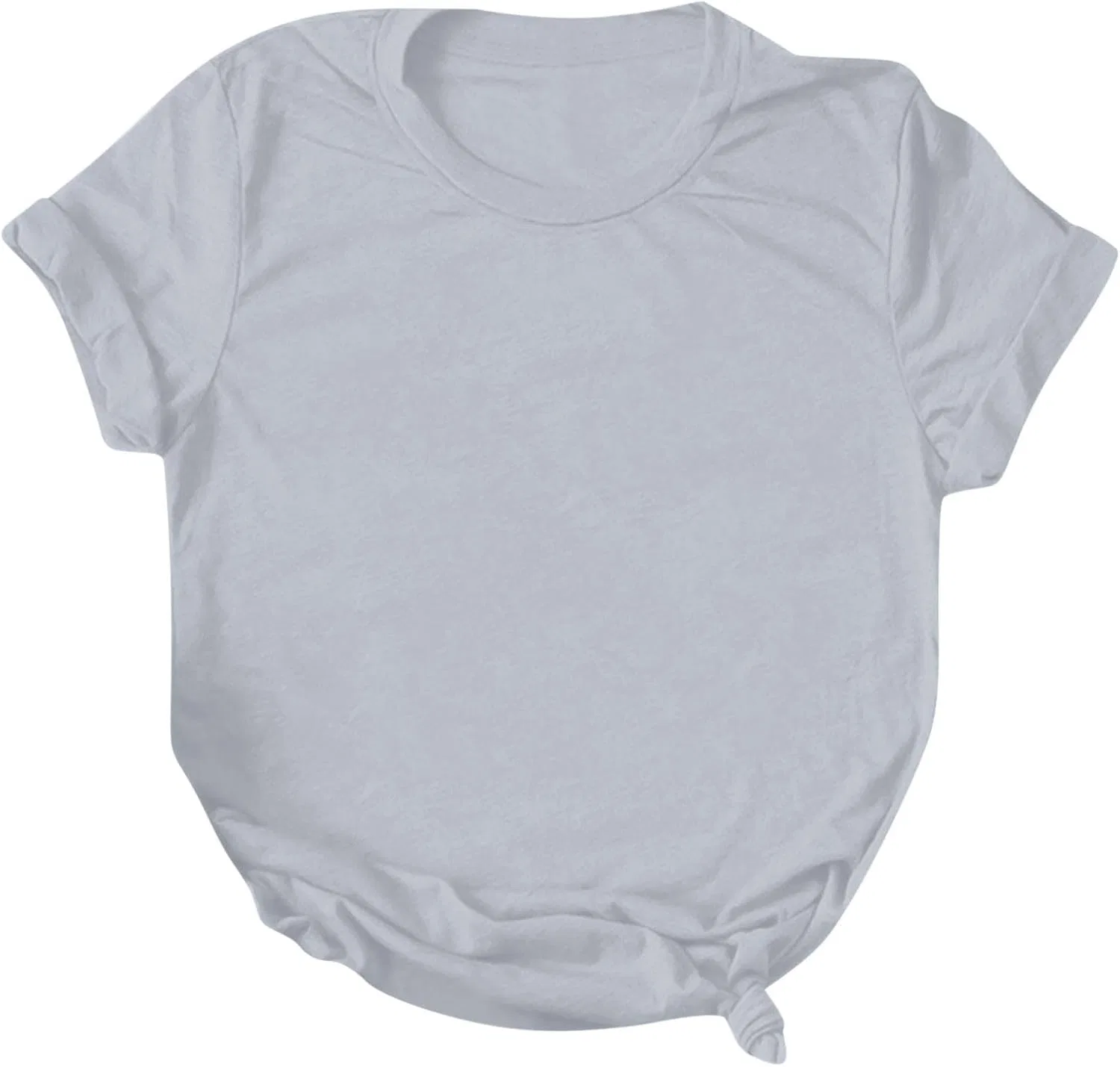 Женская хлопковая футболка с круглым вырезом Regular Fit, Gray