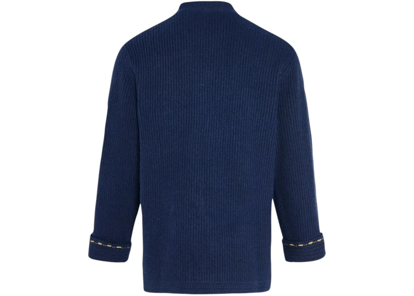 Мужская куртка из трикотажа с принтом Adidas New Year Knit Jacket (Asia Sizing), Navy — фото 2