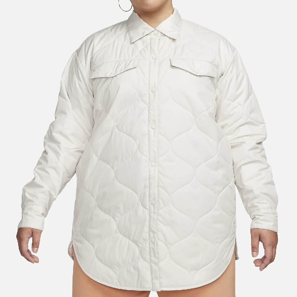 

Куртка Nike Sportswear Essential Women's Quilted Trench (Plus Size), светло-бежевый