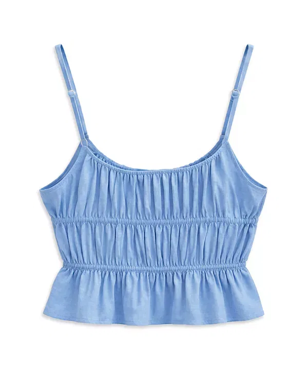Детские брюки для девочек с широкой штаниной KatieJ NYC, Serene Blue — фото 4