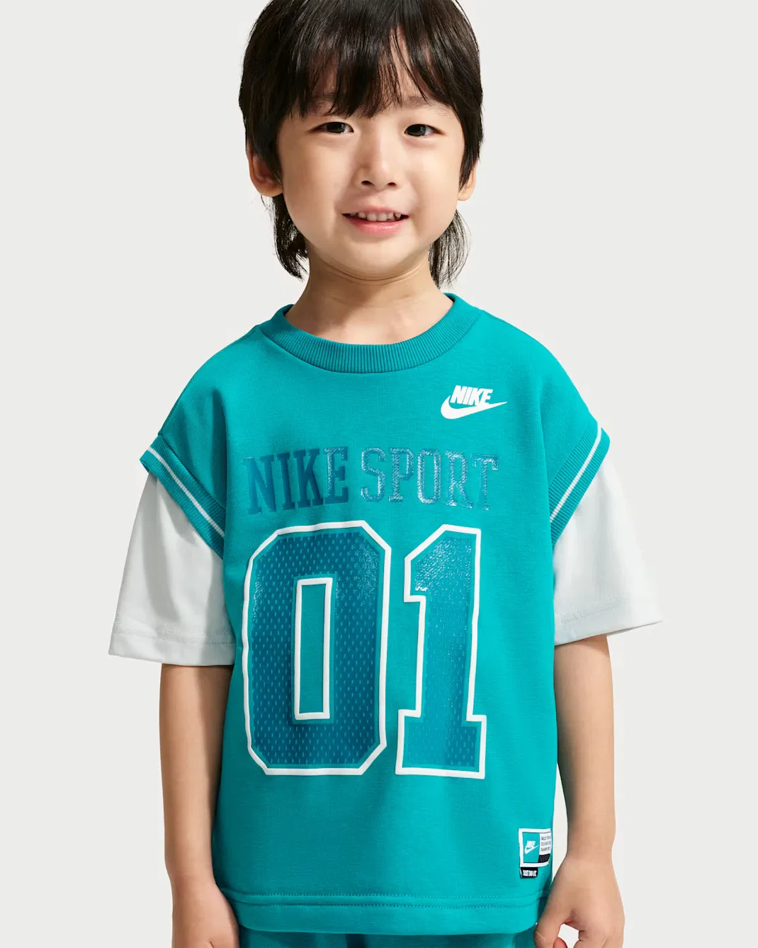 Детский спортивный комплект из двух предметов: шорты и шорты Nike Sportswear, Energy — фото 2