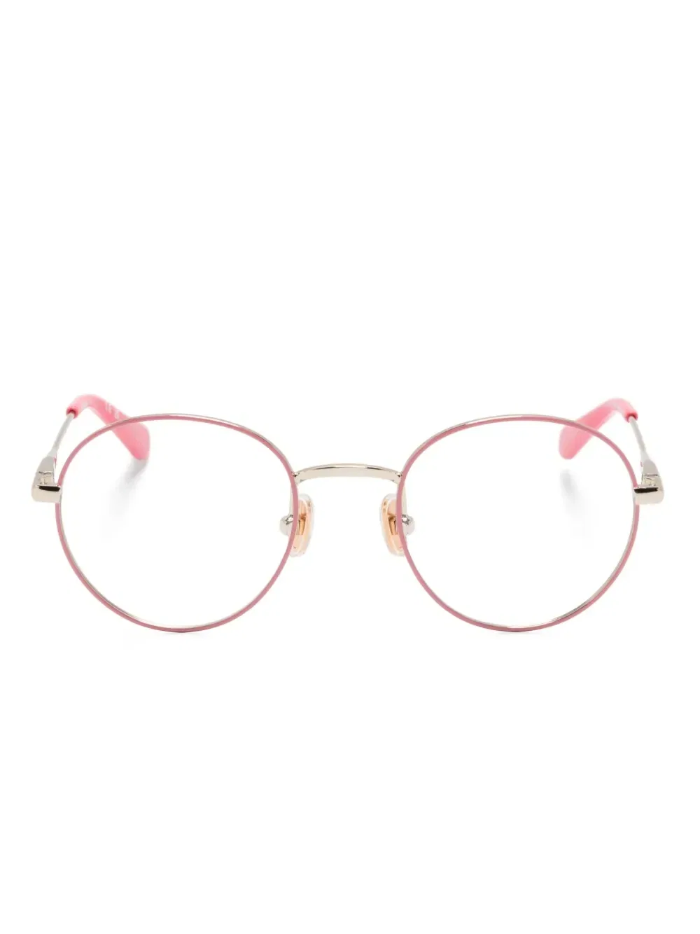 Очки в круглой оправе Chloé Kids, черный