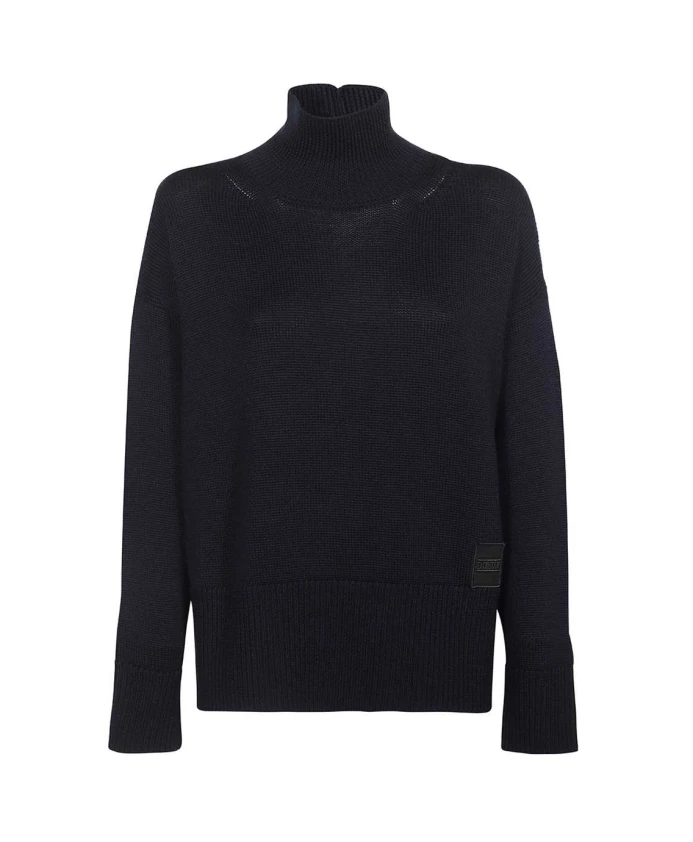 

Рваный шерстяной свитер Dondup, синий