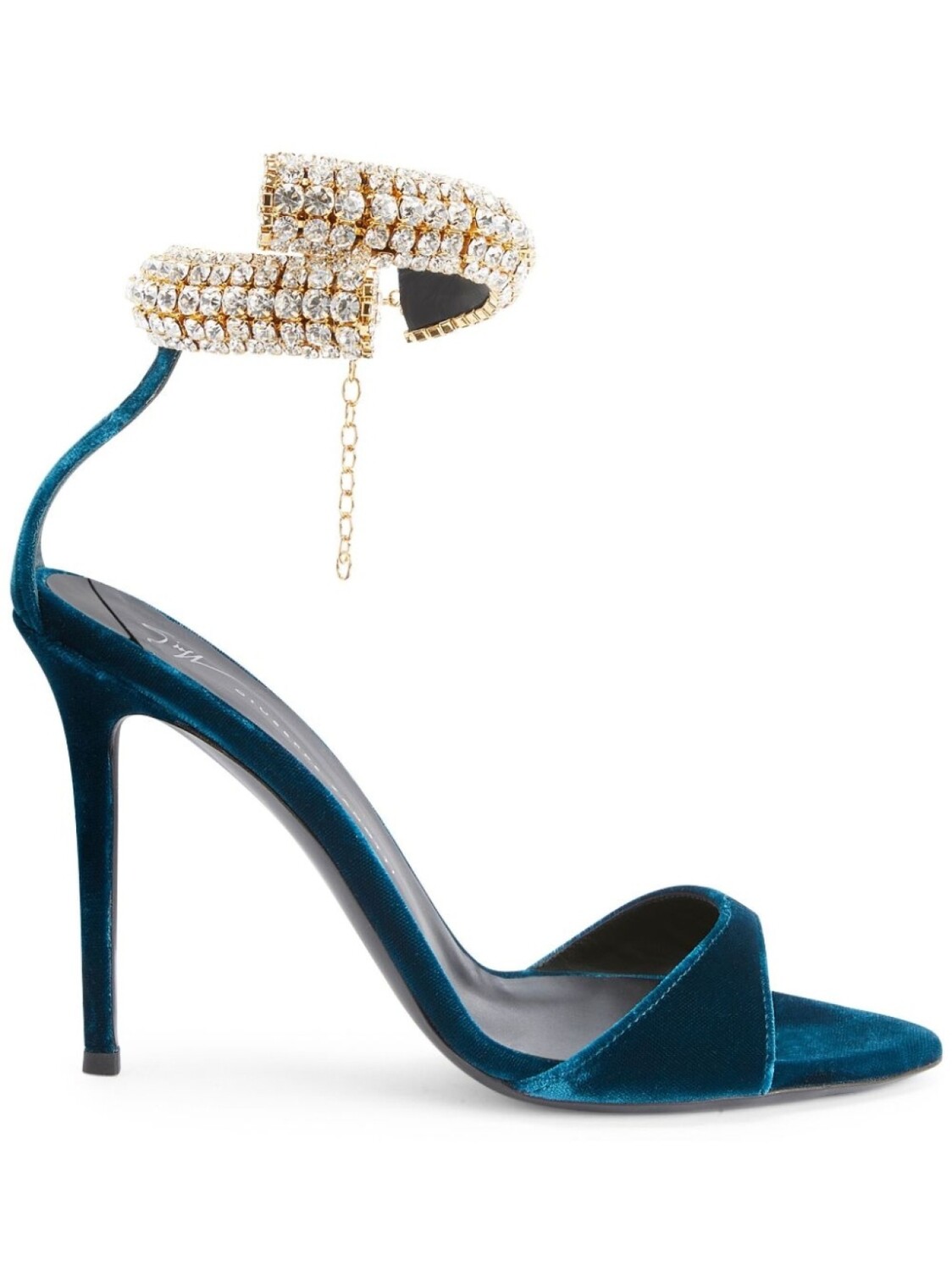 

Giuseppe Zanotti босоножки Intriigo Bijoux 105, зеленый